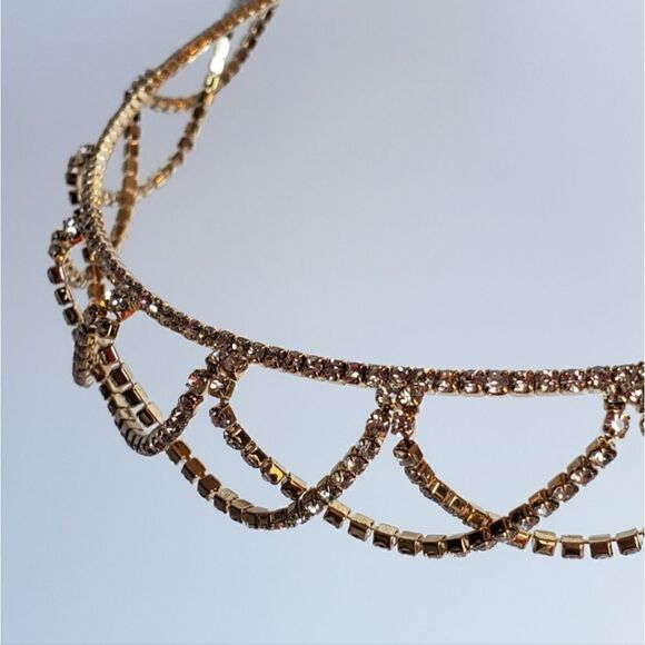 Necklace Shocker Fashion Jewelry Gold Y2K - Picture 3 of 4